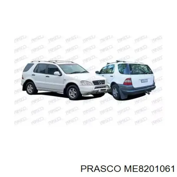 A1638807971 Mercedes parachoques trasero