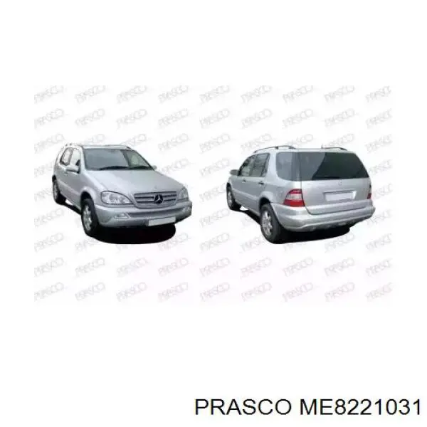 Parachoques delantero Mercedes A1638804870 precio, desde 290,16 EUR