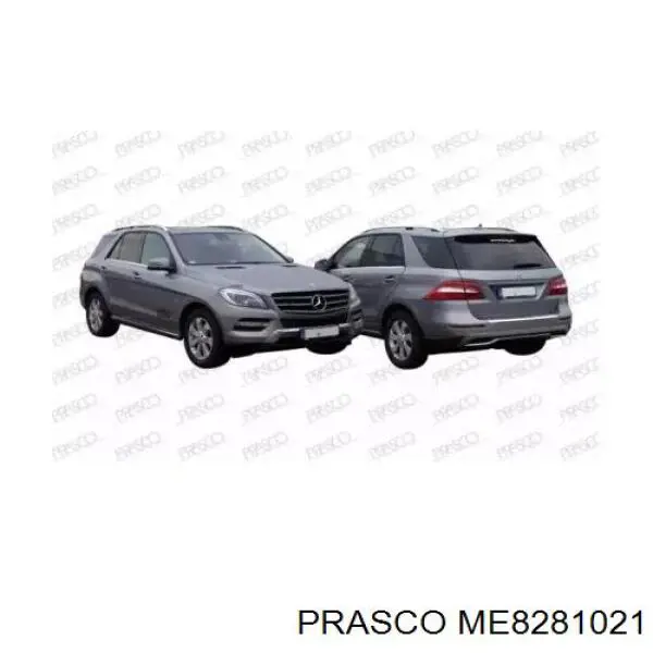 A16688512259999 Mercedes Paragolpes delantero