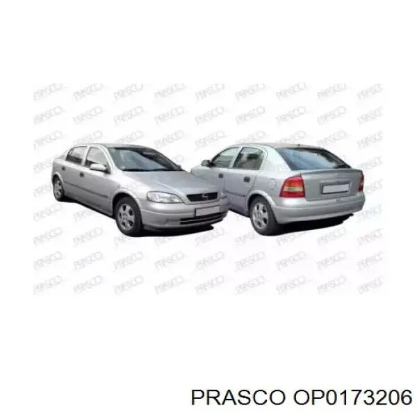Refuerzo parachoque delantero 0380404940 Tempest