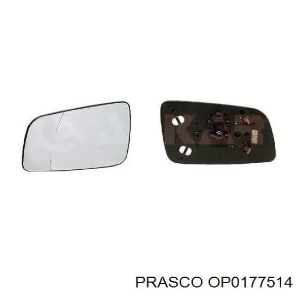 6102021223237 4max cristal de espejo retrovisor exterior izquierdo