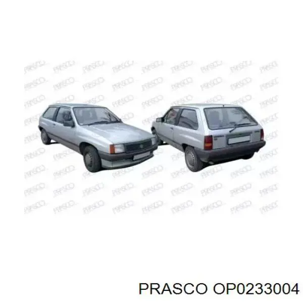 Aleta delantera izquierda Opel Corsa A hatchback (S83) (1982 - 1993) precio, desde 79,32 EUR