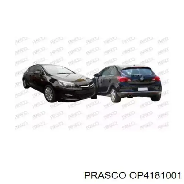 Parachoques delantero Prasco OP4181001 precio, desde 141,44 EUR