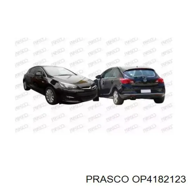 13387225 Peugeot/Citroen rejilla de antinieblas delantera derecha