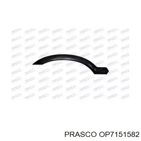 5560015 Polcar Moldura de guardabarros delantero izquierdo