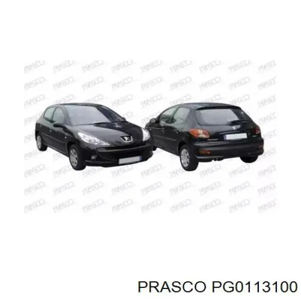 Capot para Peugeot 206 T3E