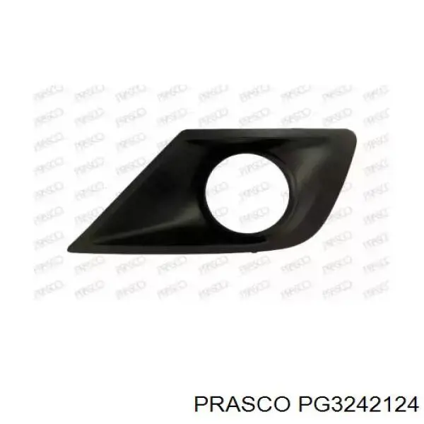 Embellecedor, faro antiniebla izquierdo para Peugeot 207 (WK)
