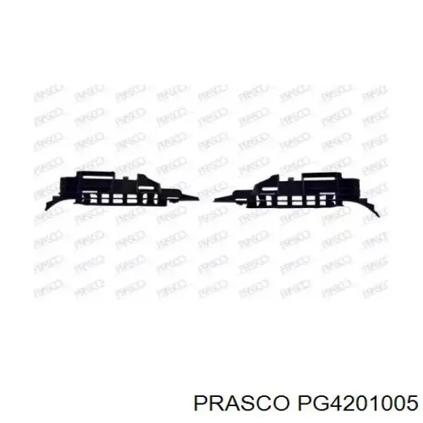 Comprar 0000741634 Peugeot/Citroen Kit de soportes/fijaciones del parachoques delantero