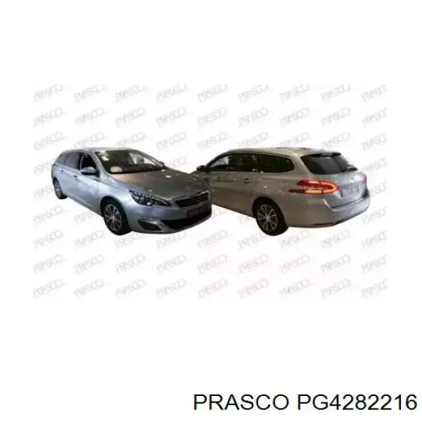 Comprar PG4282216 Prasco Moldura de la rejilla del radiador