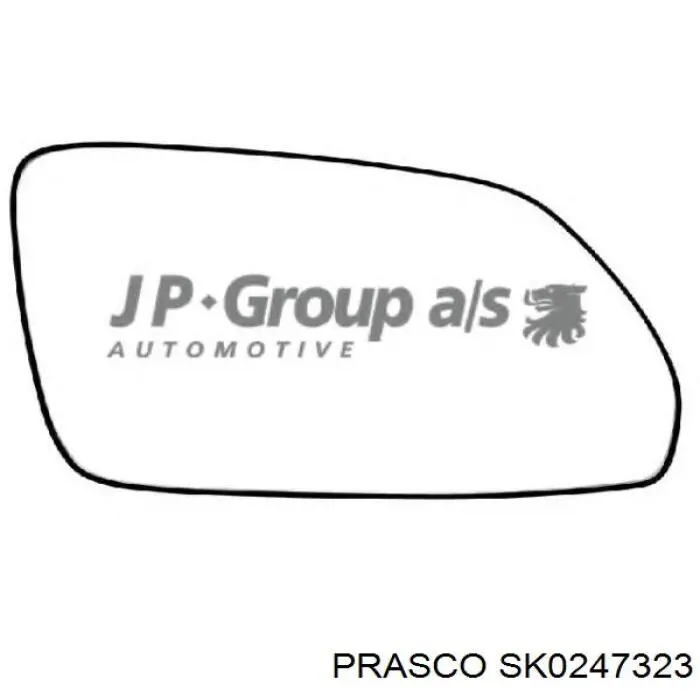 Espejo de retrovisor derecho SK0247323 Prasco