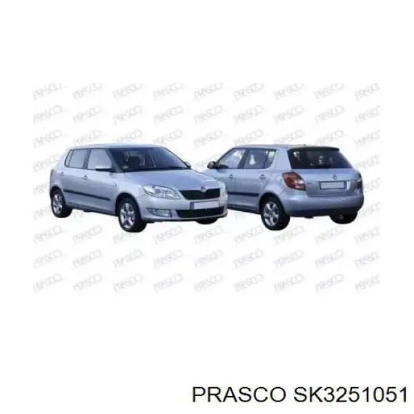 Parachoques trasero 691596 Polcar