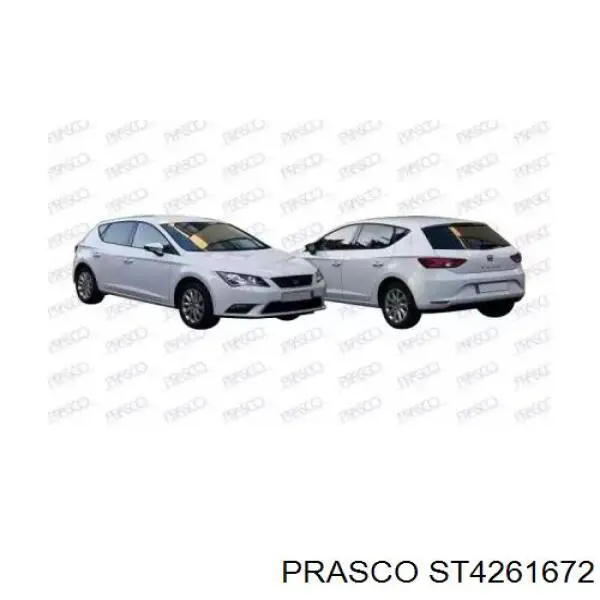 67C1963 Polcar Refuerzo paragolpes trasero