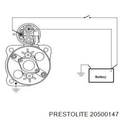 20500147 Prestolite motor de arranque