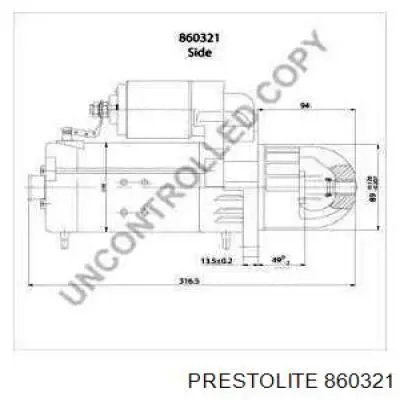 Motor de arranque MS753 Mahle Original