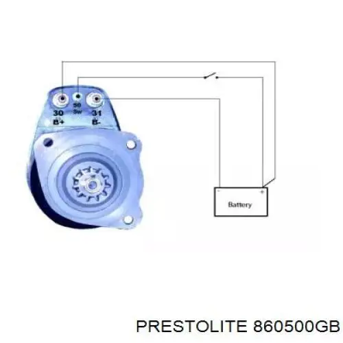 860500GB Prestolite motor de arranque