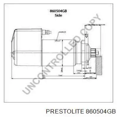 860504GB Prestolite motor de arranque