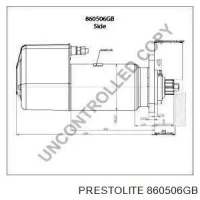 860506GB Prestolite motor de arranque