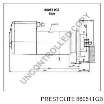 860511GB Prestolite motor de arranque