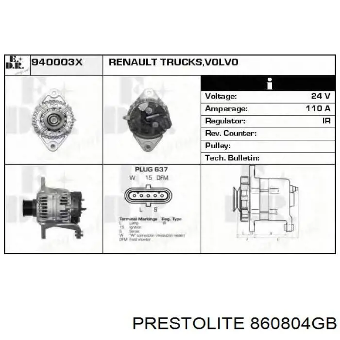 Alternador A0139 As-pl