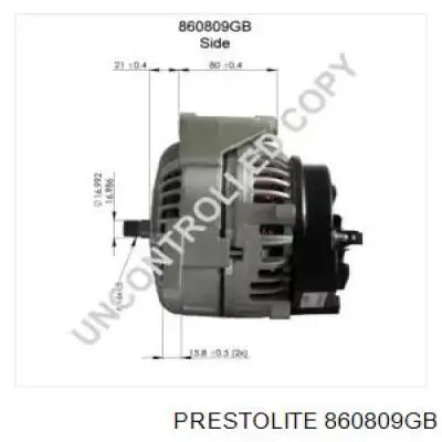 Alternador del motor Bosch 1986A01027 precio, desde 264,97 EUR