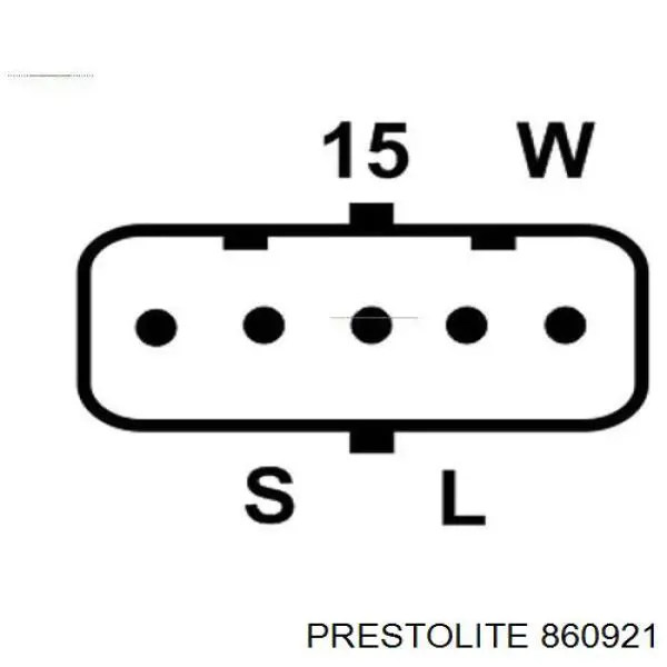 860921 Prestolite regulador de rele del generador (rele de carga)