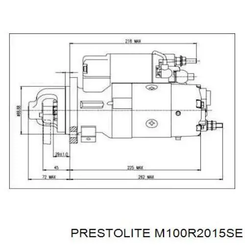 STL0201 Krauf motor de arranque