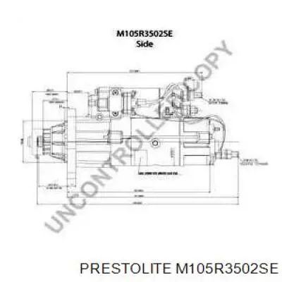 M105R3502SE Prestolite motor de arranque