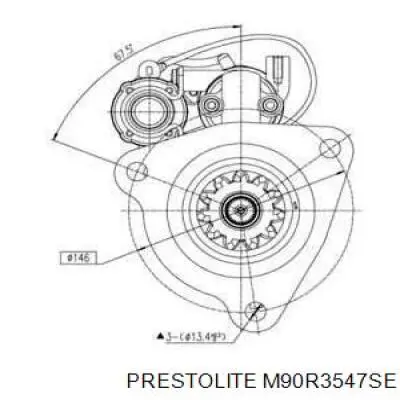 Comprar M90R3547SE Prestolite Motores de arranque