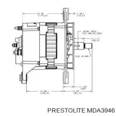 MDA3946 Prestolite motor de arranque