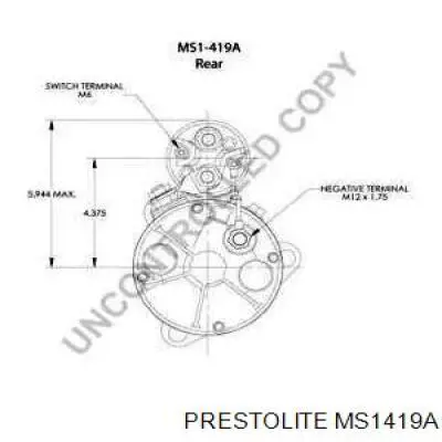 MS1419A Prestolite motor de arranque