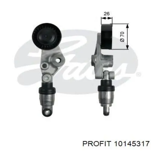 Tensor de correa poli V ABTHY1020 Tenacity