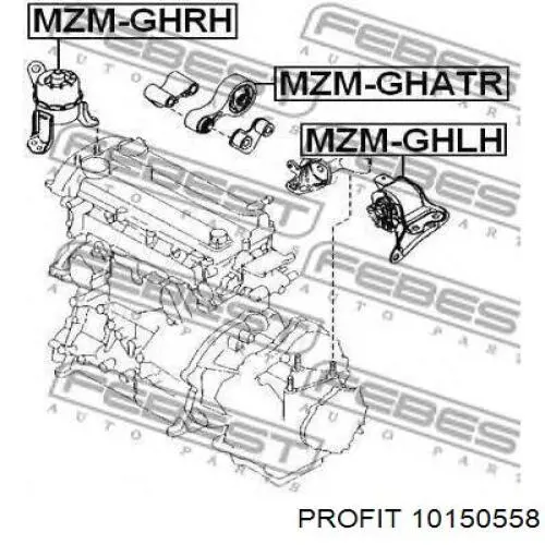 Comprar GOJ3091 Japko Soporte de motor derecho