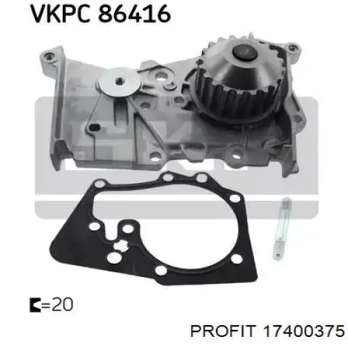 Comprar 17400375 Profit Radiador de auto