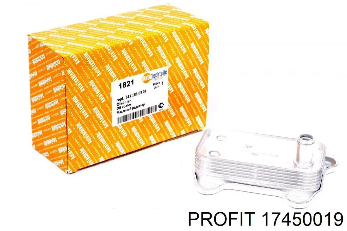 1745-0019 Profit radiador de aceite