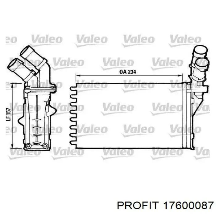 Calefactor Mahle Original AH88000S