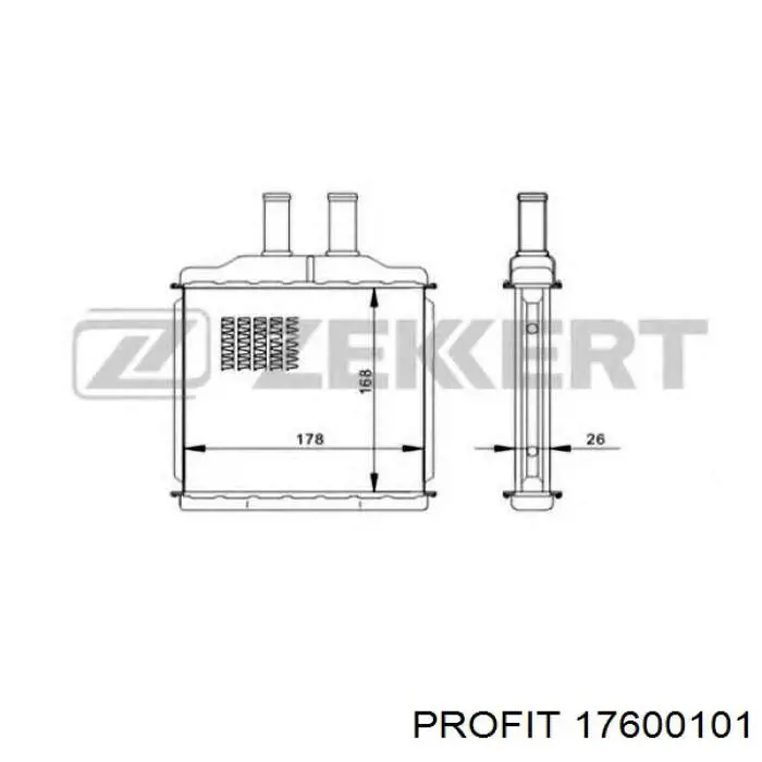 Comprar EXRH54446 Euroex Radiador calefacción