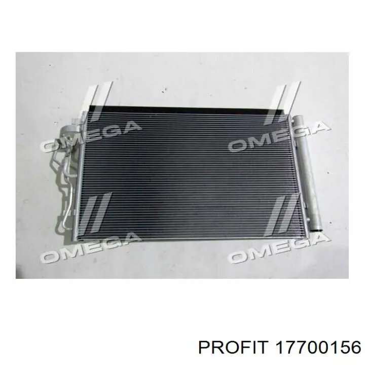 976063X600 HCC Radiador de aire acondicionado