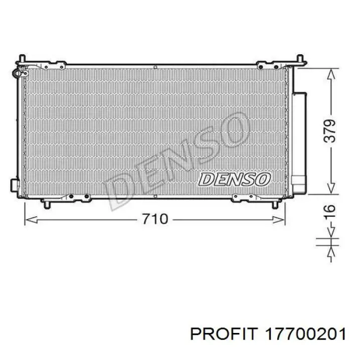 1770-0201 Profit condensador aire acondicionado