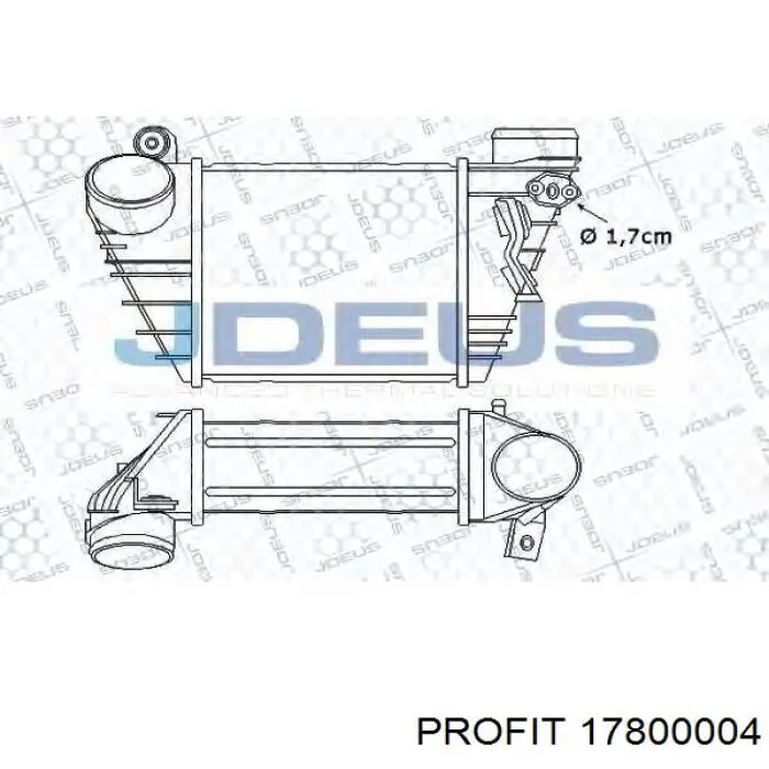 Intercooler CNGAU016 NTY