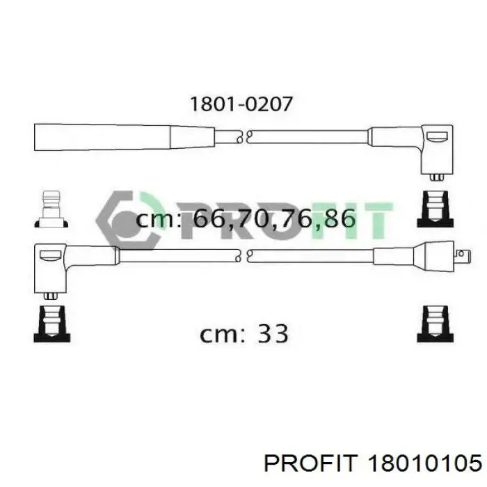 Comprar 18010105 Profit Cable de bujía