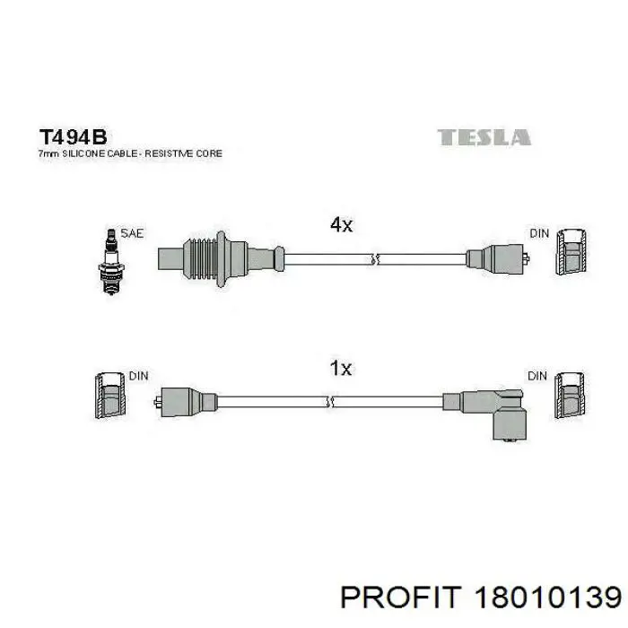 Cables de encendido NGK 591