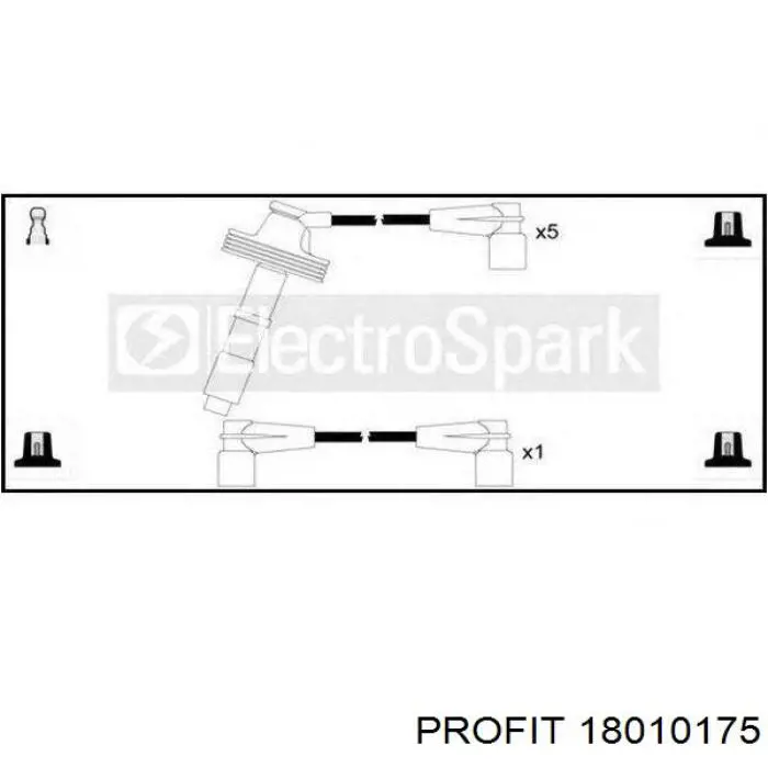 1801-0175 Profit juego de cables de encendido