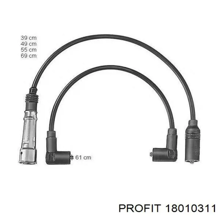 18010311 Profit cables de bujías