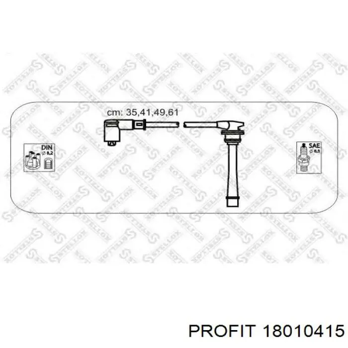 Juego de cables de bujias Profit 18010415 precio, desde 23,11 EUR