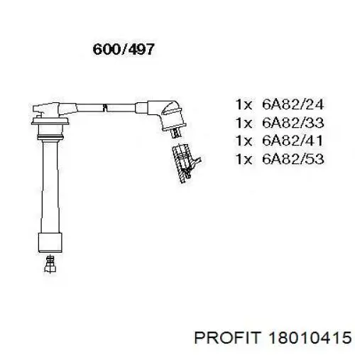 Comprar 18010415 Profit Cable de bujía