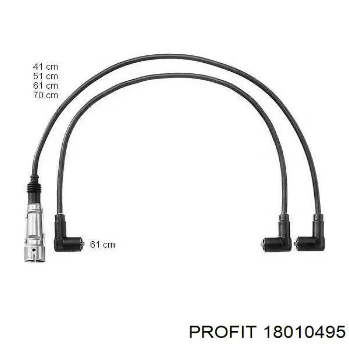 1801-0495 Profit juego de cables de encendido