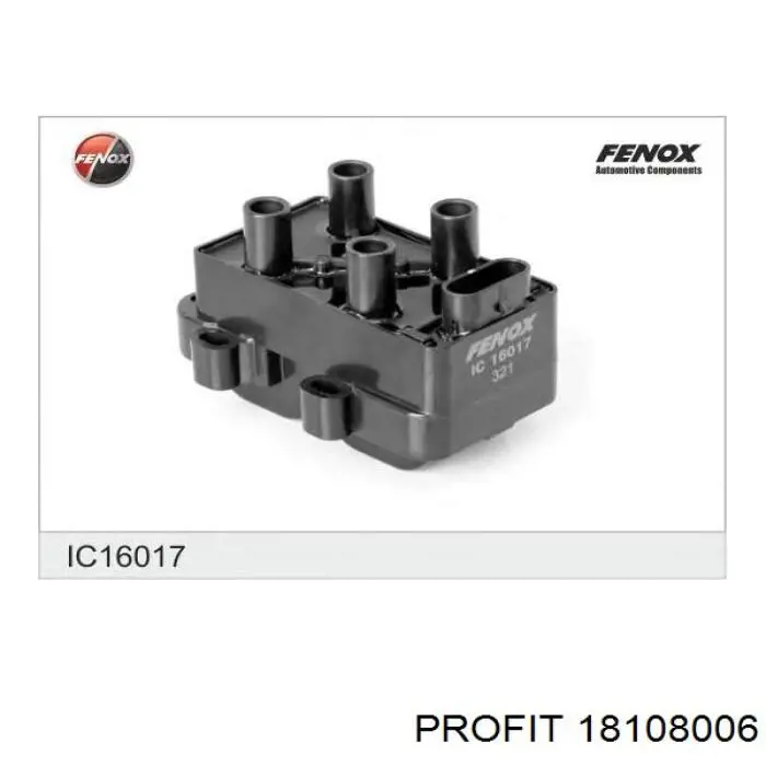 Bobina de chispa Profit 18108006 precio, desde 35,25 EUR