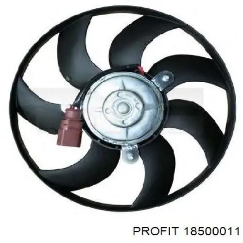Ventilador eléctrico de refrigeración completo izquierdo (motor y hélice) 181106 Febi