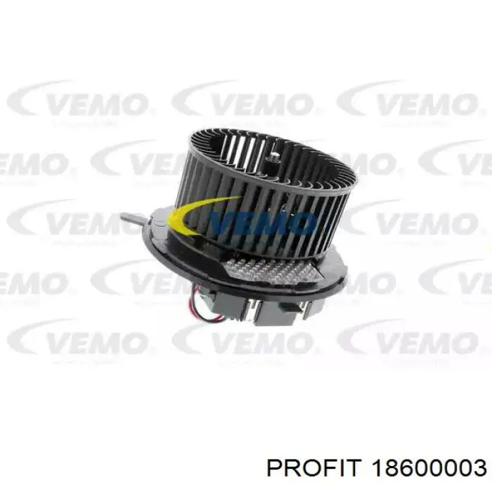 1860-0003 Profit motor eléctrico, ventilador habitáculo