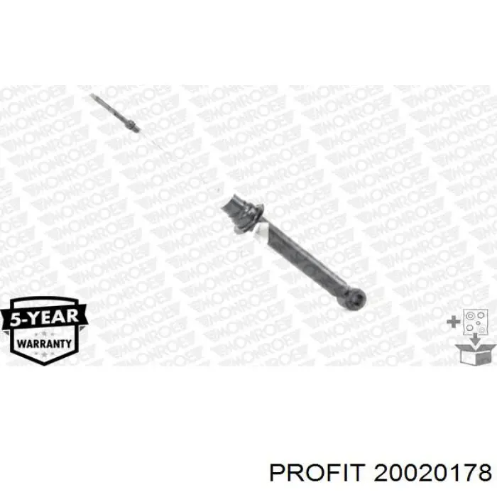 Comprar 20020178 Profit Amortiguador trasero